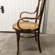 Fauteuil scandinave Fischel cannage 1900