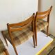 Series of 4 Scandinavian style chairs 1960