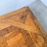 1940s inlaid oak coffee table