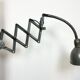Grey Industrial Scissor Wall Lamp from Elektroinstala, 1960s