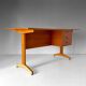 1960s scandinavian desk in teak wood