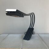 Lampe vague en bois courbé teinté noir, AB Design 1980