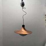 Copper Glass Light Pendant 1990’s