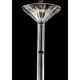 Refined Imperial “Rigadin” Chandelier in Transparent & Gold Murano Glass