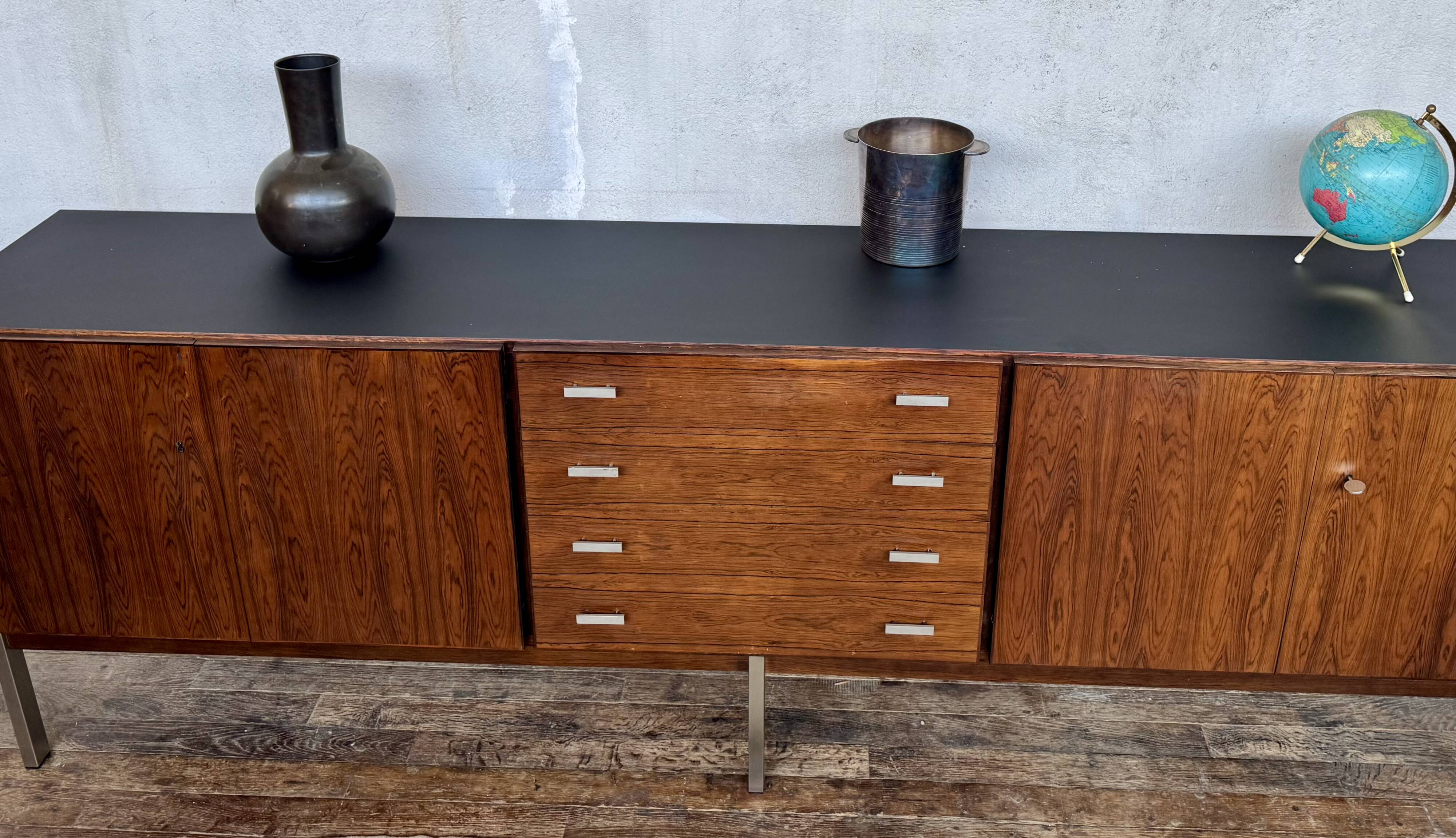 Vintage rosewood sideboard 250 cm long