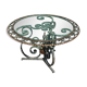 Wrought iron coffee table
