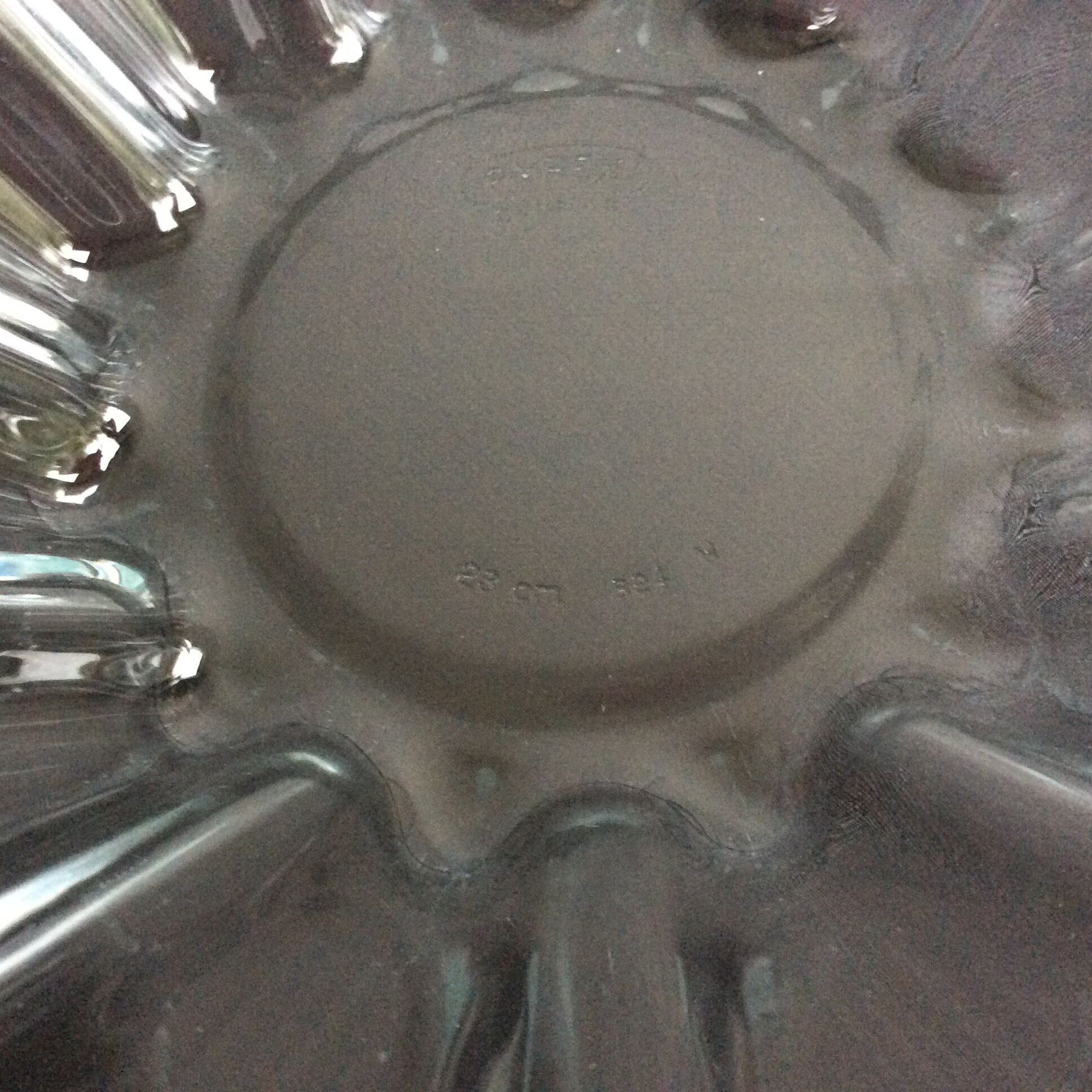 Cake mold (Charlotte or other) fluted glass PYREX - vintage