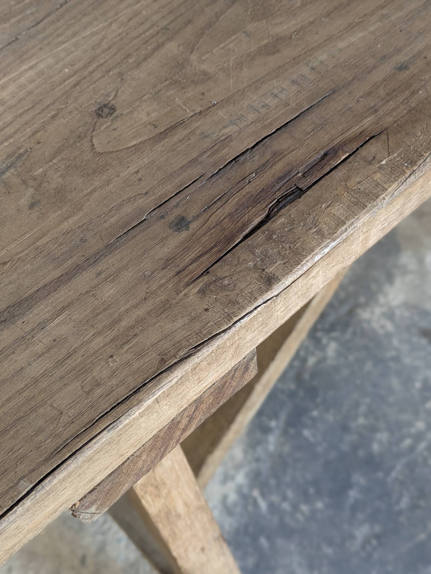 Pair of antique oak benches