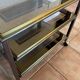 Desserte Meuble TV laiton et chromé design