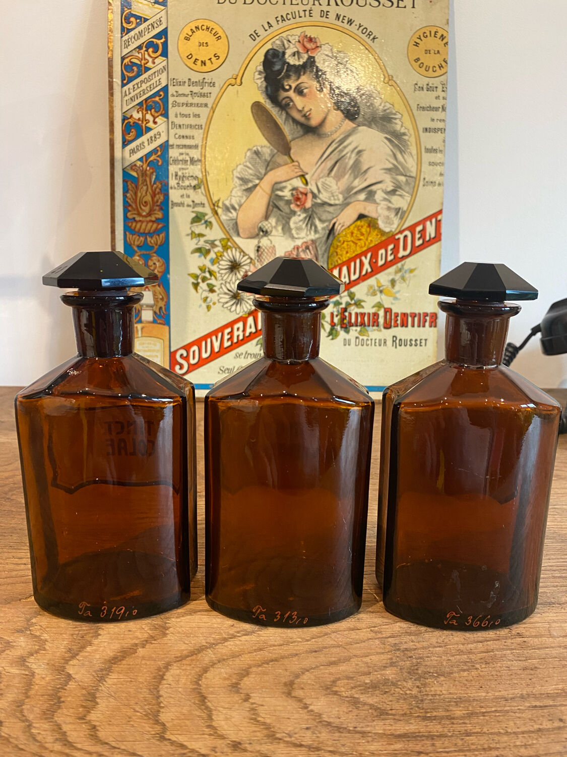 Apothecary bottles