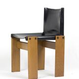 Set of 4 Monk dining chairs by Afra & Tobia Scarpa for Molteni, 1970s