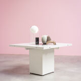 Van den Berghe Pauvers postmodern geometry dining table 1980