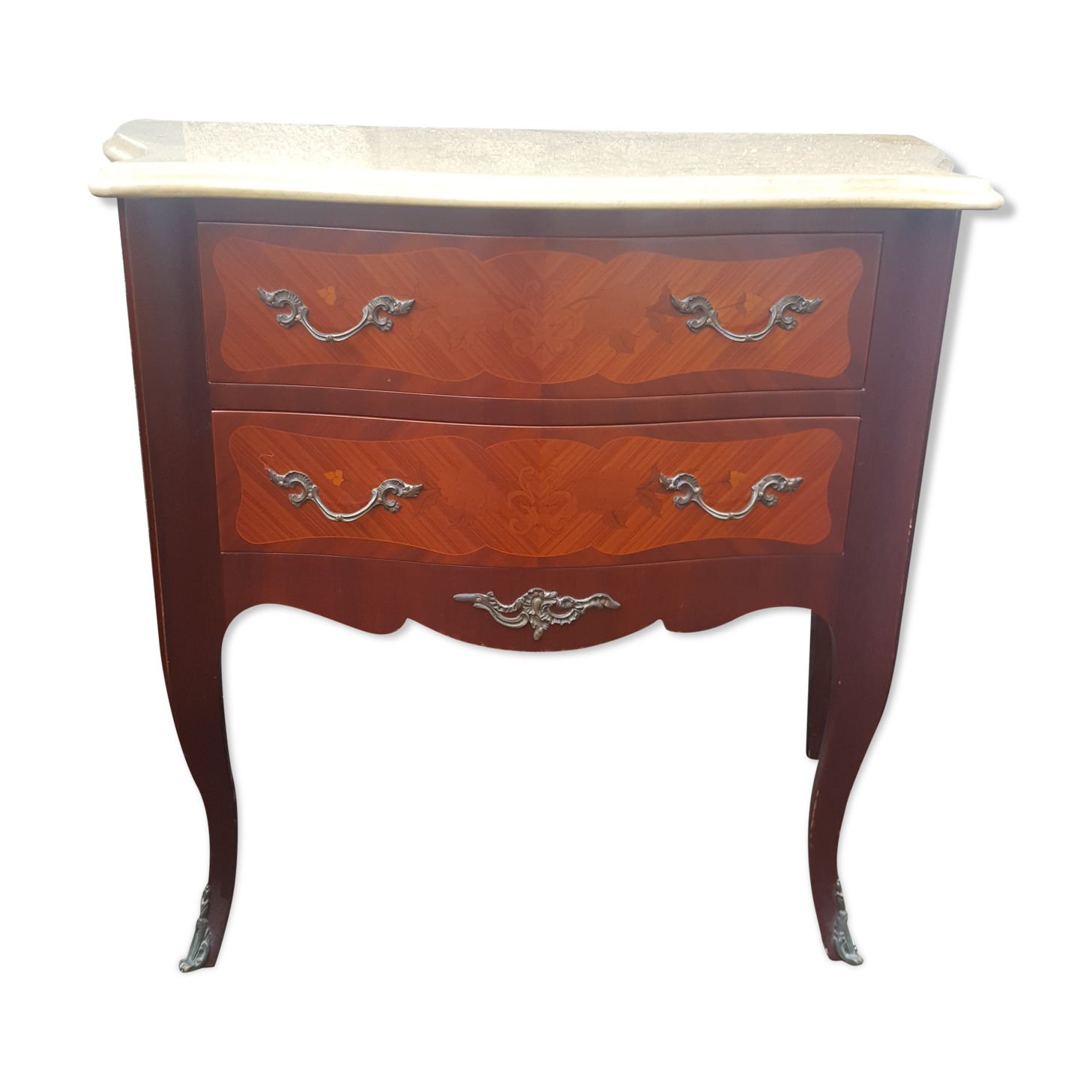 Marble chest of drawers