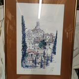 Watercolor Saint Paul of Vence