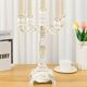 European 5-Head White Candle Holder, Home decor