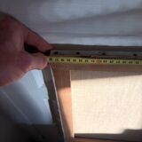 Ancien Peinture Huile Toile Femme Portrait Nue Blonde Enervée Sentiment