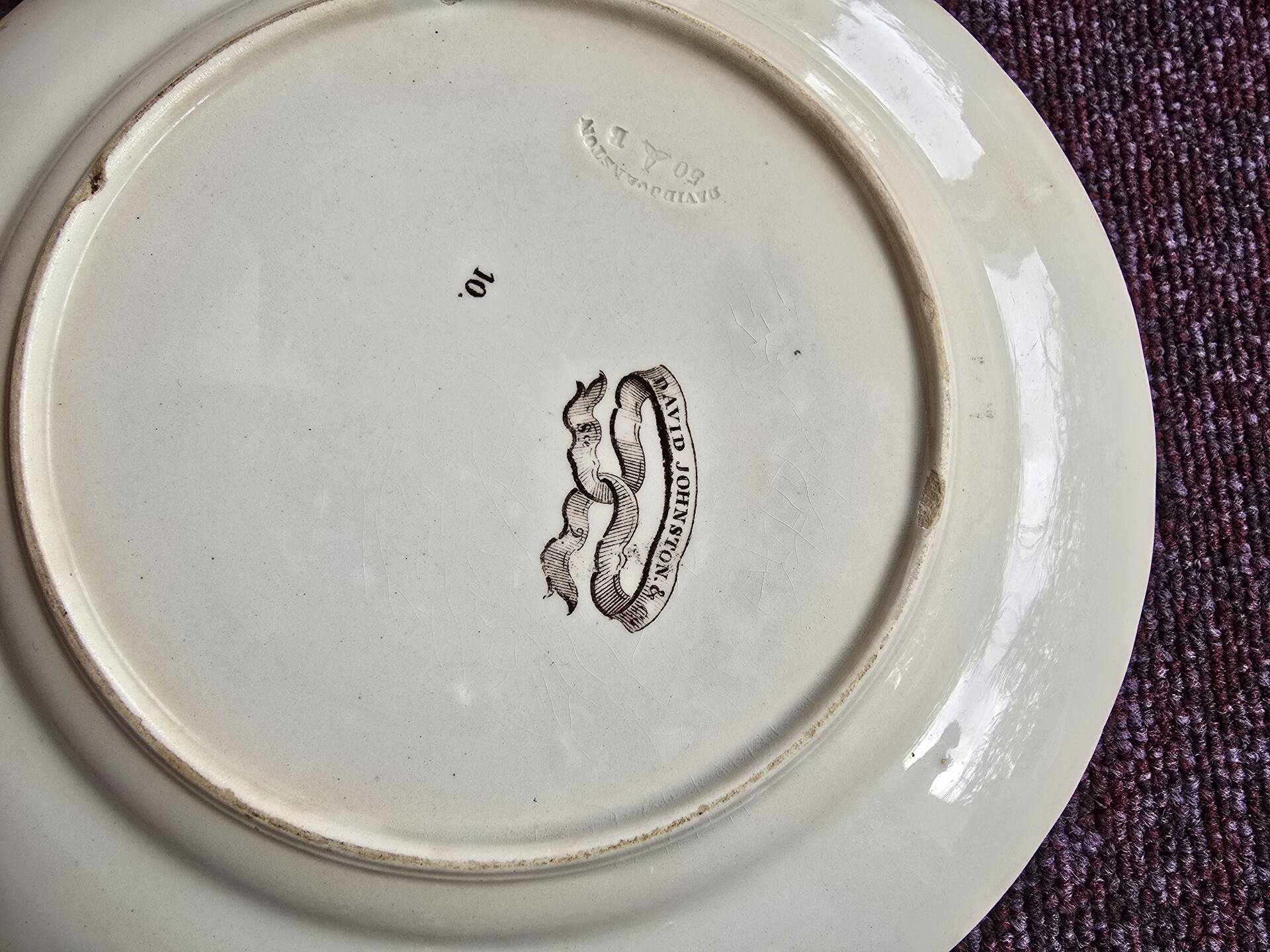 2 assiettes orientalistes XIXe siècle