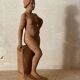 Antique Art Deco sculpture signed Delauner – Terracotta – 26 cm