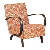 Art Deco Lounge Chair in Beech by J. Halabala for Up Zavody, 1930s