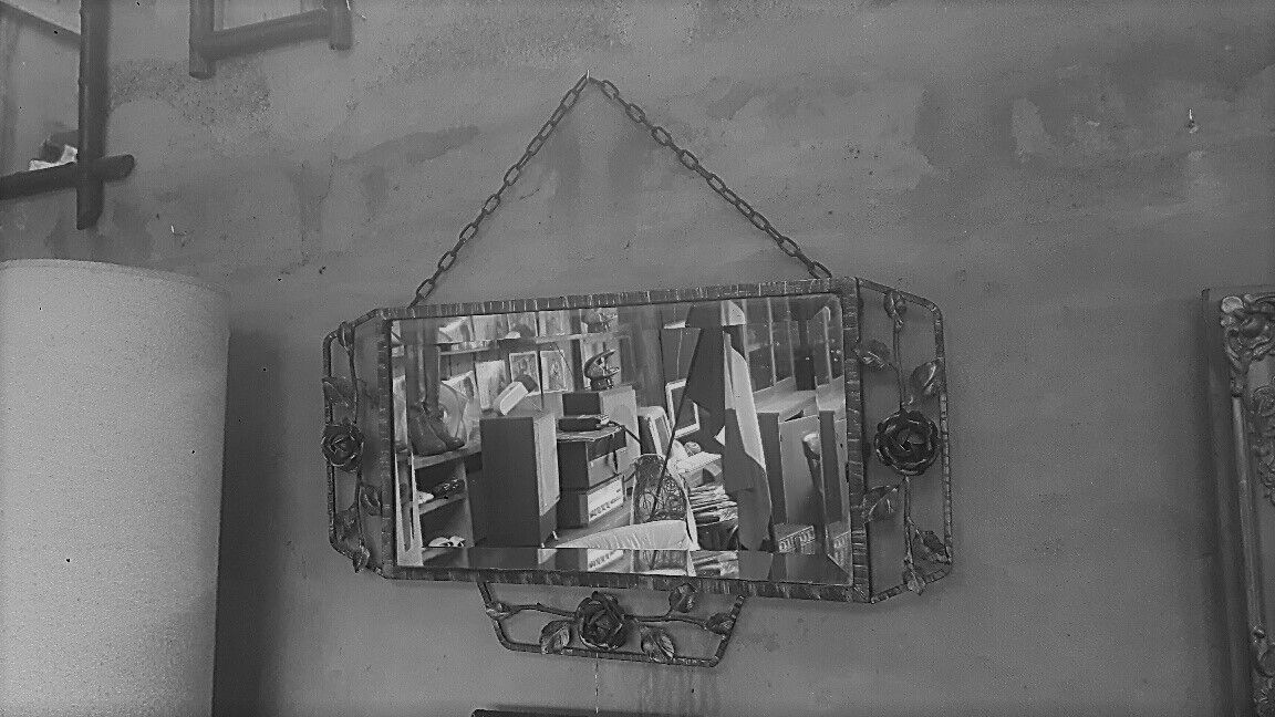 Art deco mirror, 78,5x43 cm