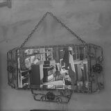 Art deco mirror, 78,5x43 cm