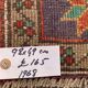 Small Vintage Turkish Rug 98x49 cm, Short Runner, Tribal, Shabby Chic