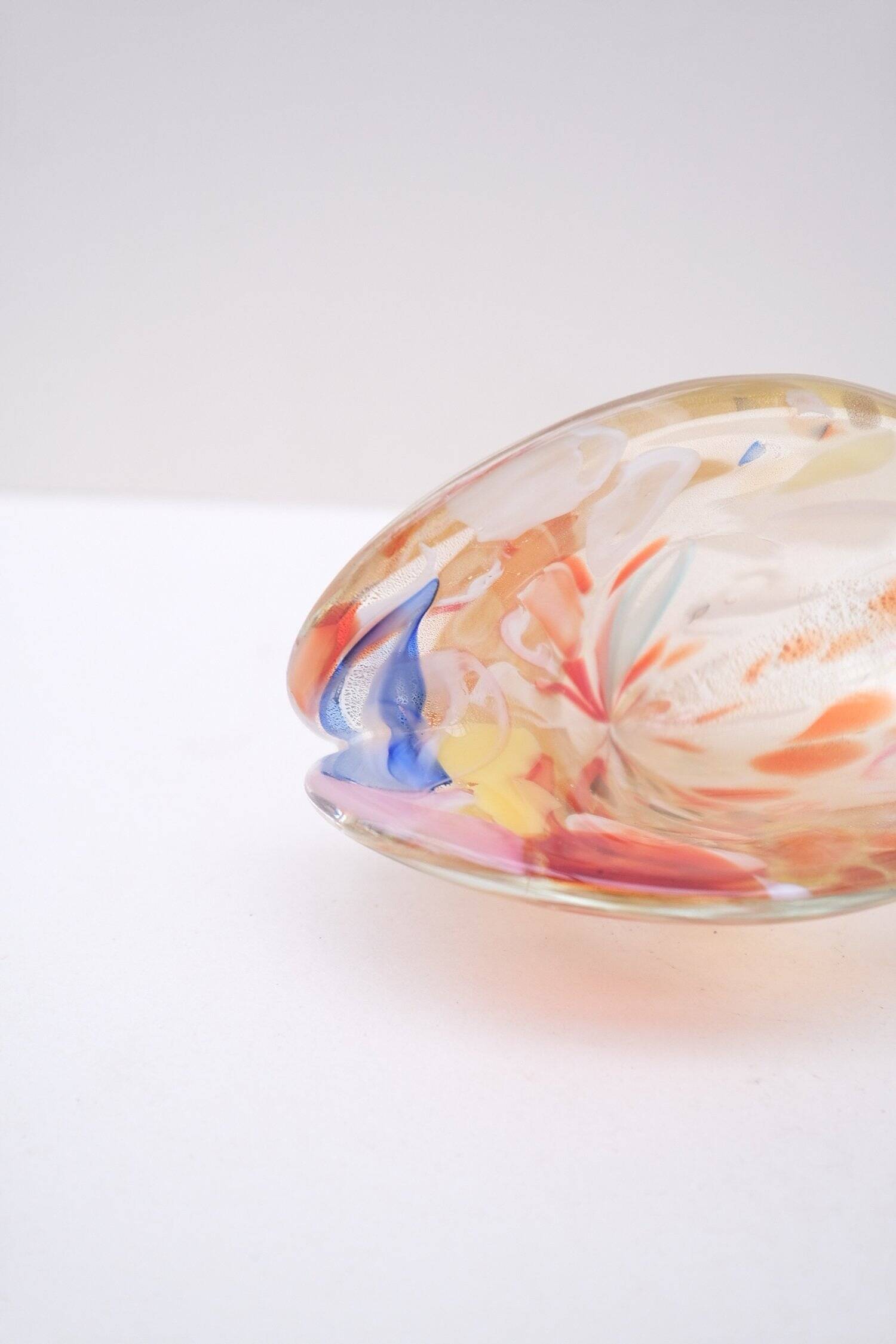 Murano blown glass empty pocket, Italy 1960