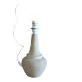 pied de lampe vintage en grès chamotté