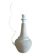 pied de lampe vintage en grès chamotté