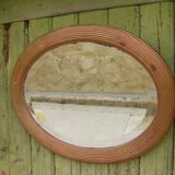 Old oval mirror