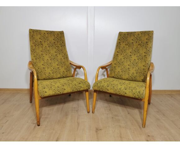 Armchairs by Antonin Suman for Ton