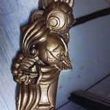 Art Deco oval mirror