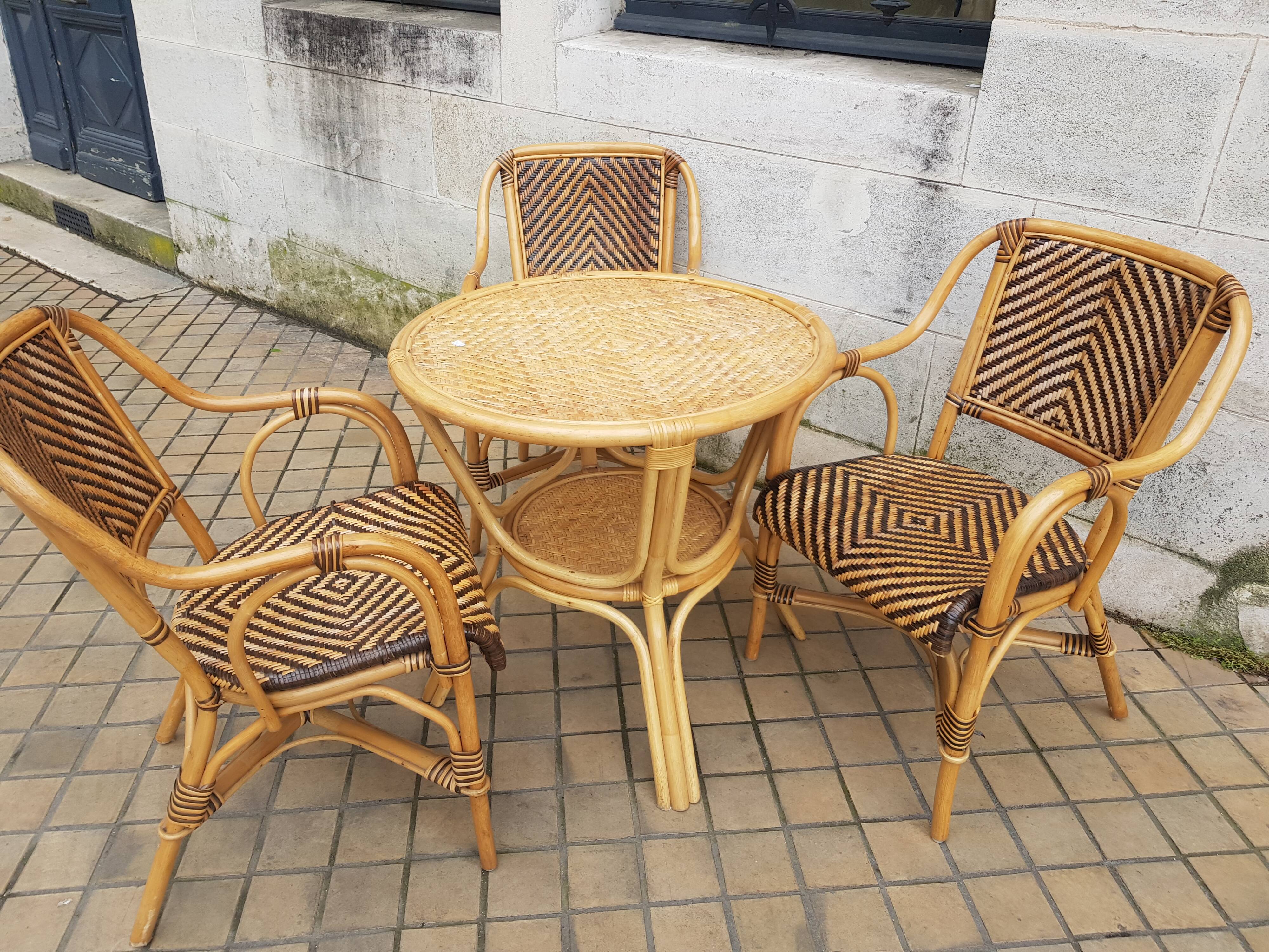 Rattan garden set