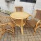 Rattan garden set