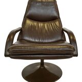 Vintage Artifort lounge chair Geoffrey Harcourt Design Easy Chair