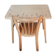 Bureau enfant bois verni Baumann
