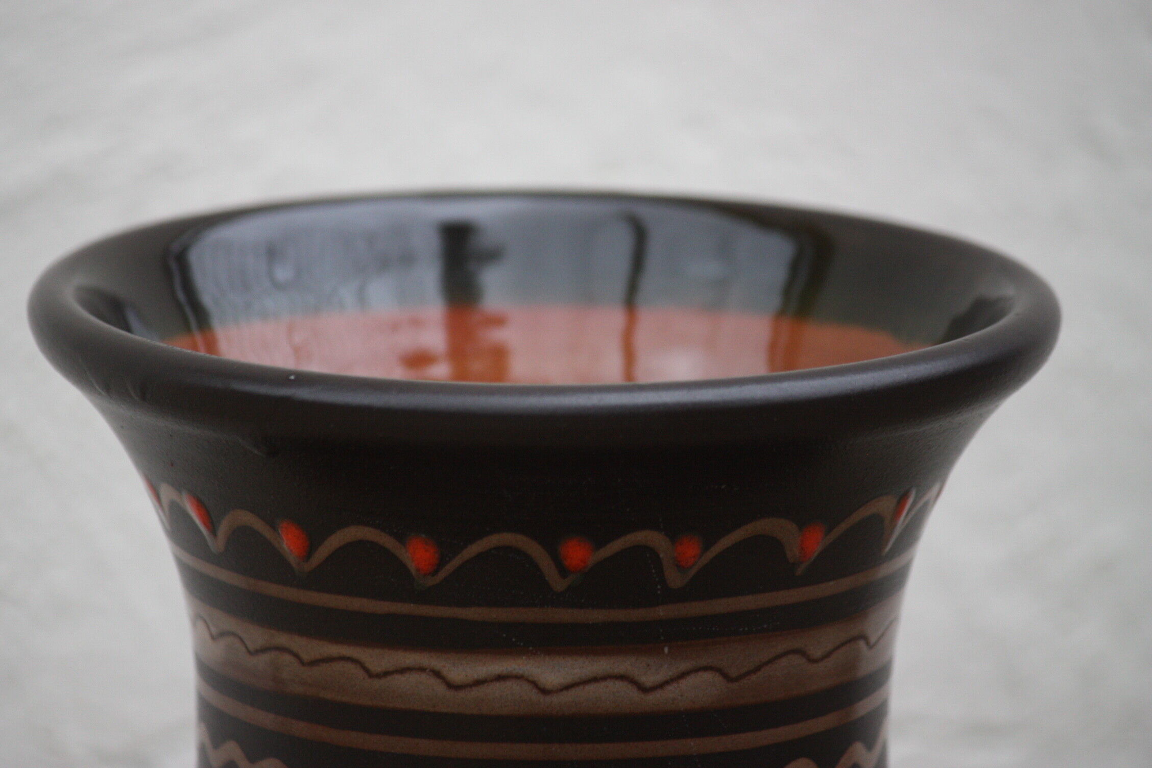 Hungarian vase MHV floral decoration