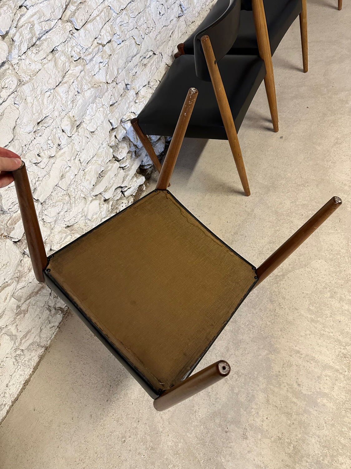 6 Scandinavian chairs by Aksel Bender 1960