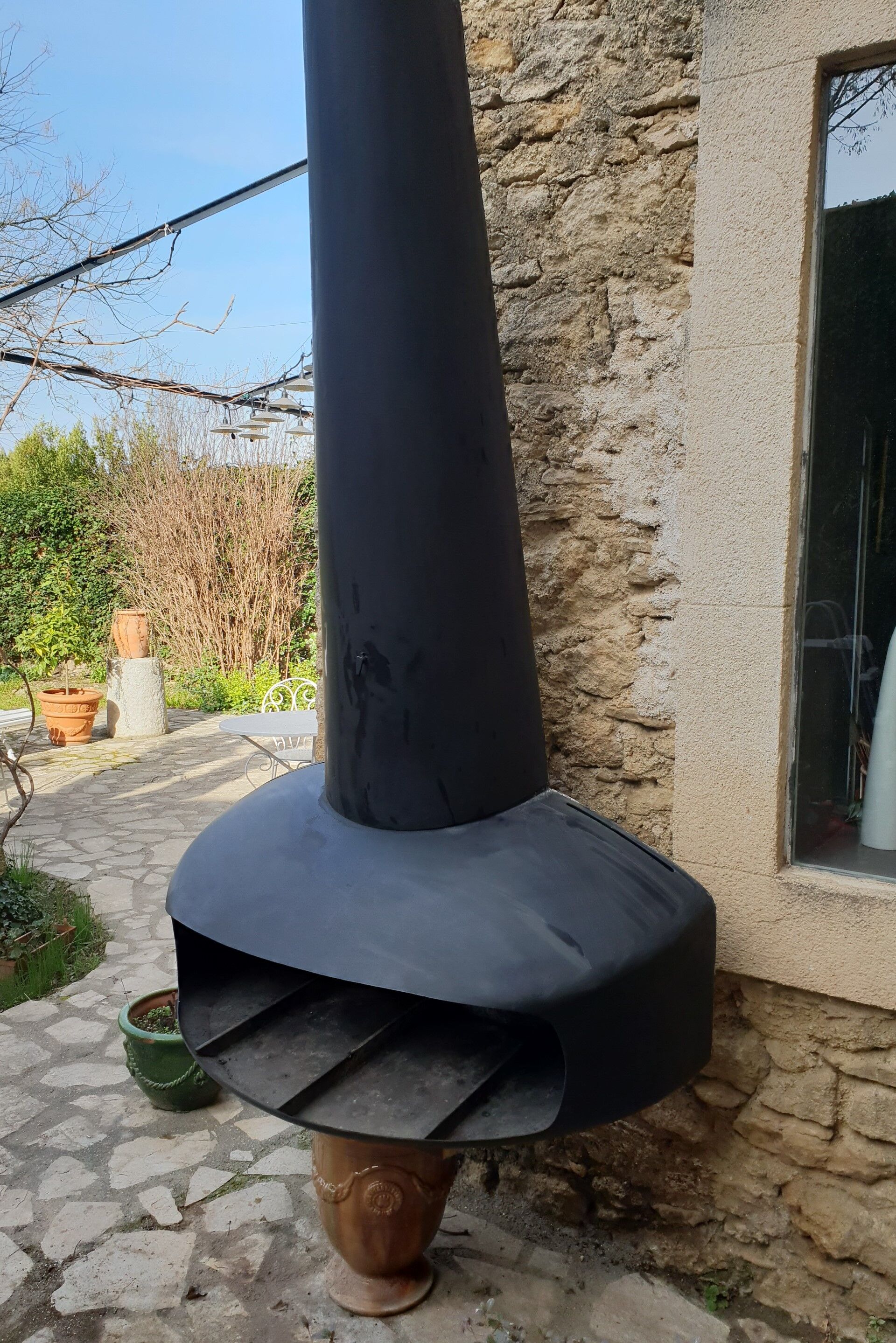 Cheminée vintage