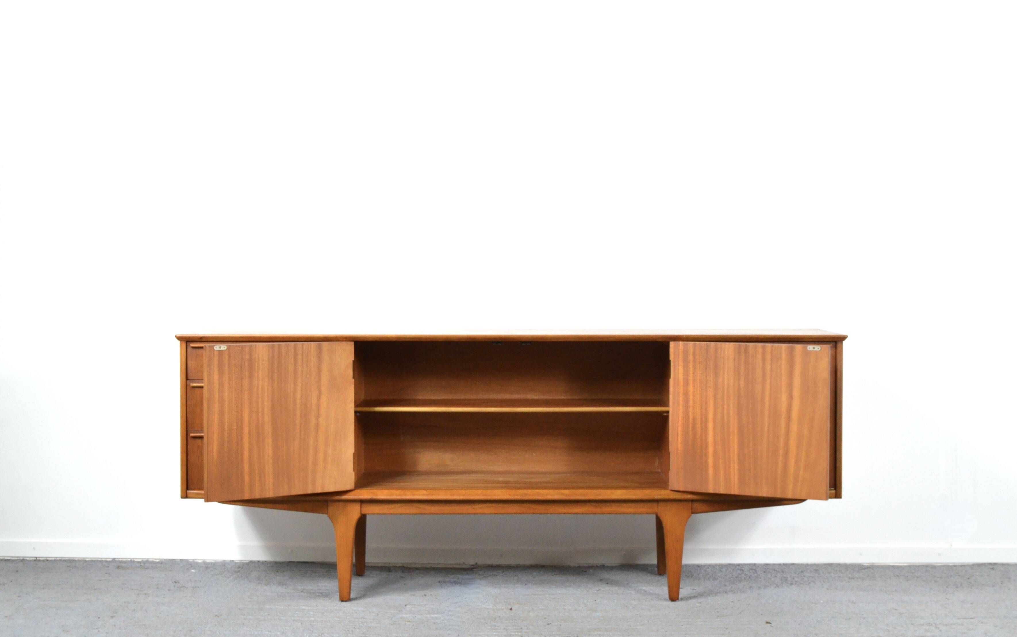 Very Rare Vintage Midcentury Jentique Sideboard / Long John In Teak