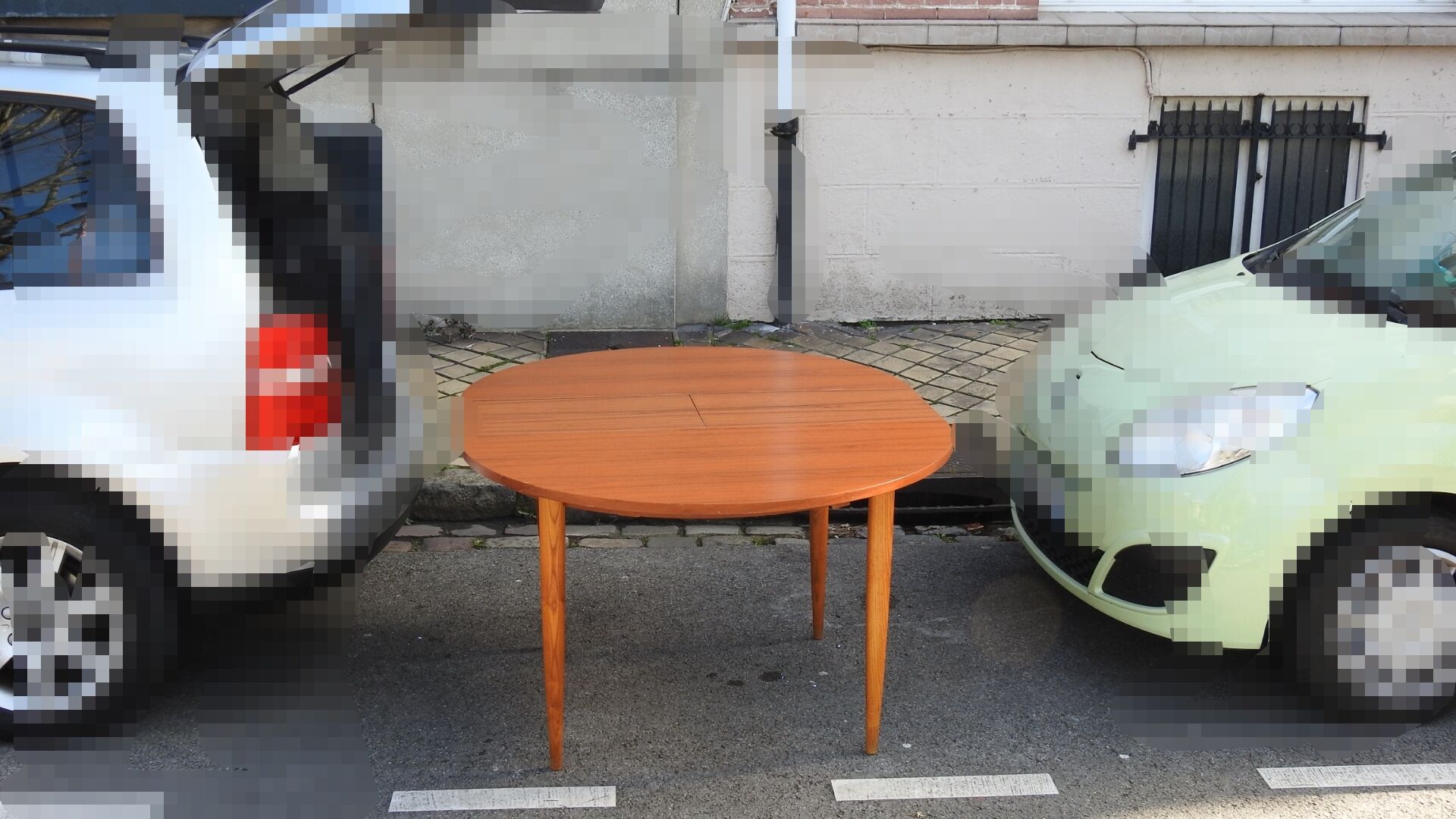 Scandinavian table 1960 teak