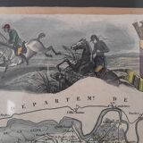 Genuine old map 1854
