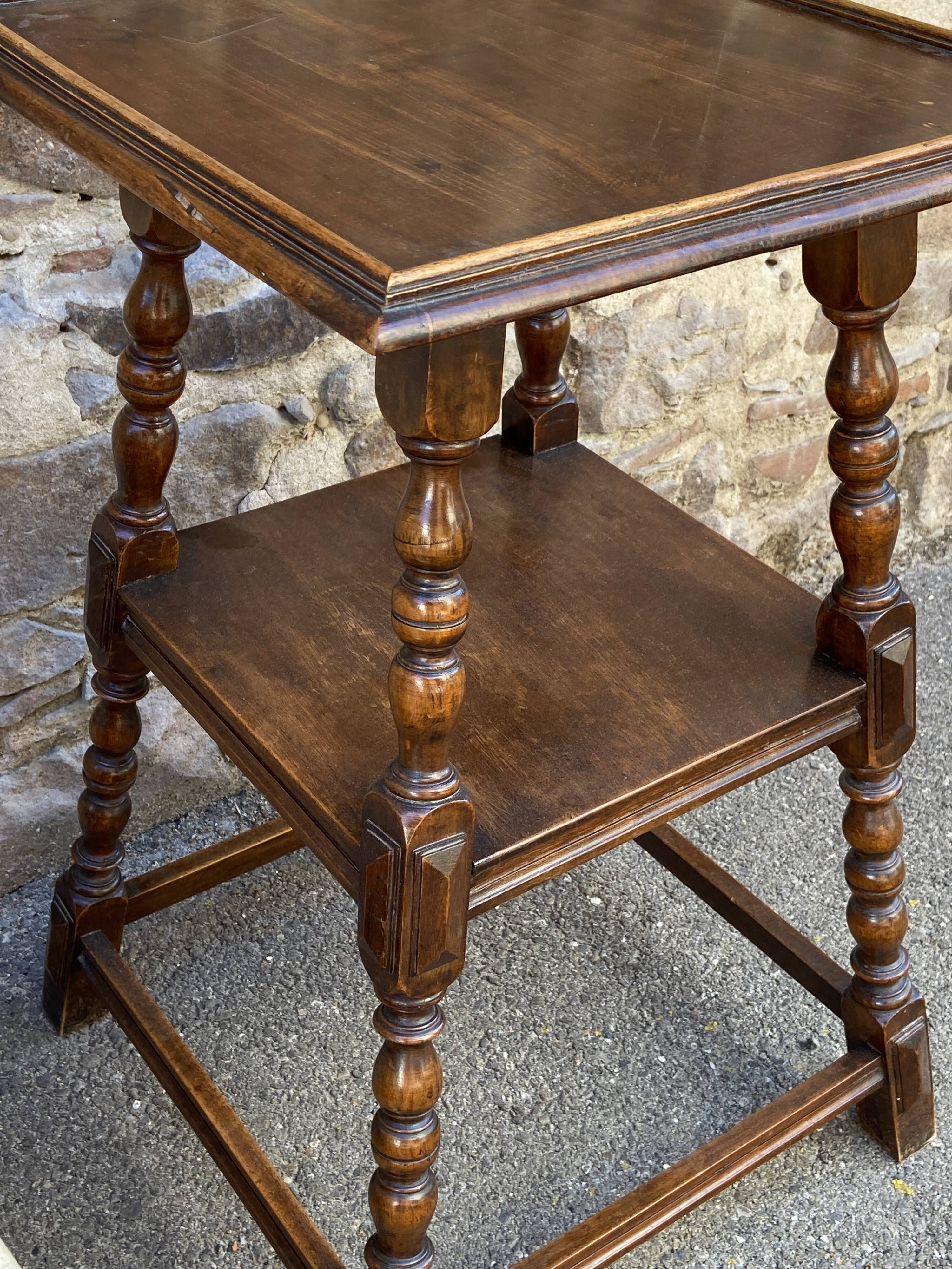 Art Deco 1930 Walnut Bench