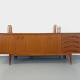 Vintage Scandinavian style teak row from the 60s