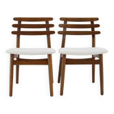 Poul M. Volther Paire de chaises J48 des années 1960 en chêne, Danemark