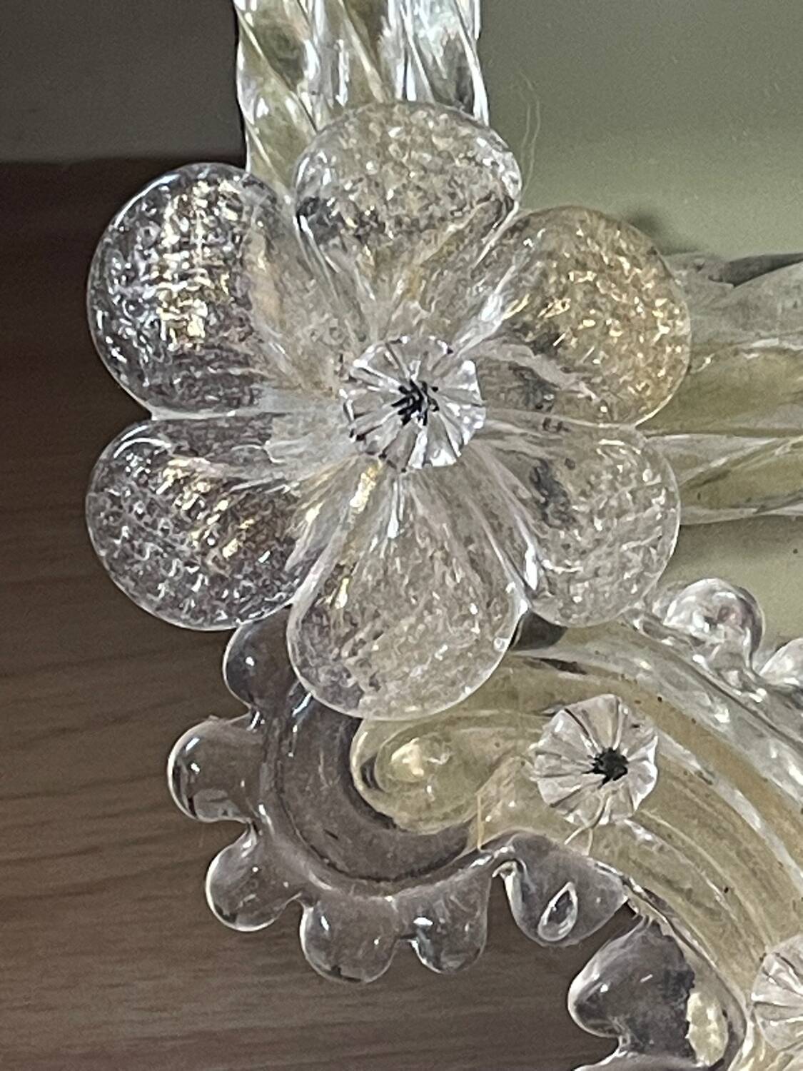 Miroir en verre de Murano