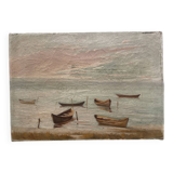 Paysage marin XIXe