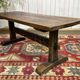 Table monastère anglaise en chêne XIXème