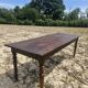 Walnut farmhouse table