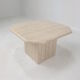 Italian Travertine Coffee Table, 1980's